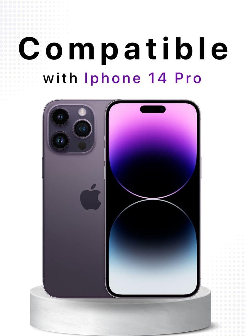 Denx iPhone 14 Pro Privacy Screen Protector, Anti-Scratch, Bubble Free, Face-ID, 9H Hardness, Scratch Resistant, 30° Privacy- Premium iPhone 14pro Tempered Glass Screen Protector - Image 3