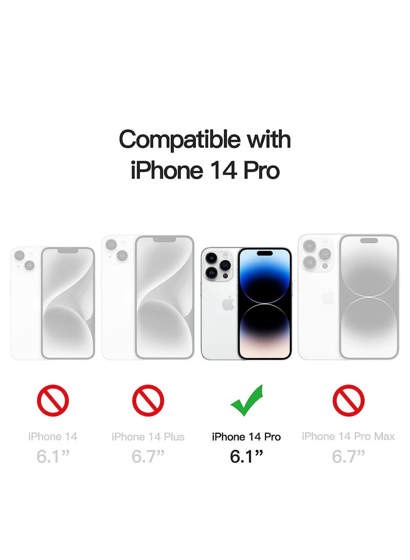 Denx iPhone 14 Pro Privacy Screen Protector, Anti-Scratch, Bubble Free, Face-ID, 9H Hardness, Scratch Resistant, 30° Privacy- Premium iPhone 14pro Tempered Glass Screen Protector - Image 2