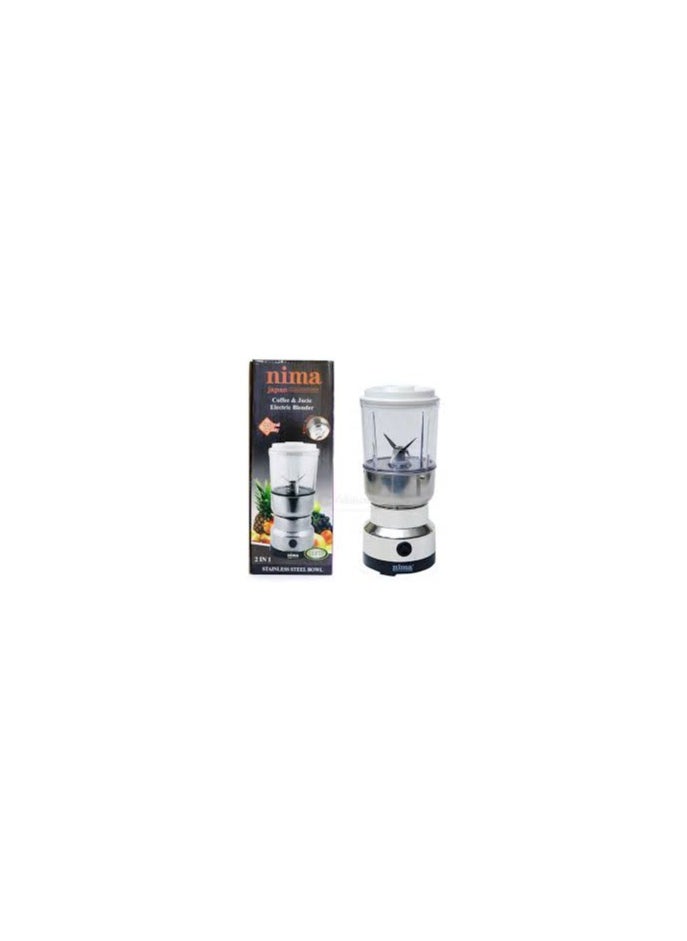 Nimaso Portable Mini Blender, 2 in 1 Electric Coffee Grinder Sharp Blades Stainless Steel Bowl and Stainless Steel Outer Kitchen Blender for Grains, Nuts, Beans, Spices, Cereals, Multifunctional Portable Blender Stable and Safe Mixing Rubber feet help hold the table without "walking" or tipping over Silicone sealing ring under the lid prevents leakage Easy to clean Stoneware Jar Cup - pzsku/Z31727FAFA6179D0BC4F8Z/45/_/1732489026/2cb71829-89e9-4053-9e53-a7800d5e45ac