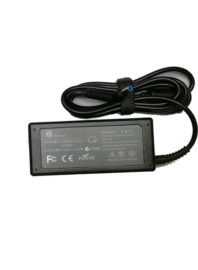 S.H Replacement Laptop Charger – Compatible with HP 19.5V 3.33A 65W 4.5×3.0mm