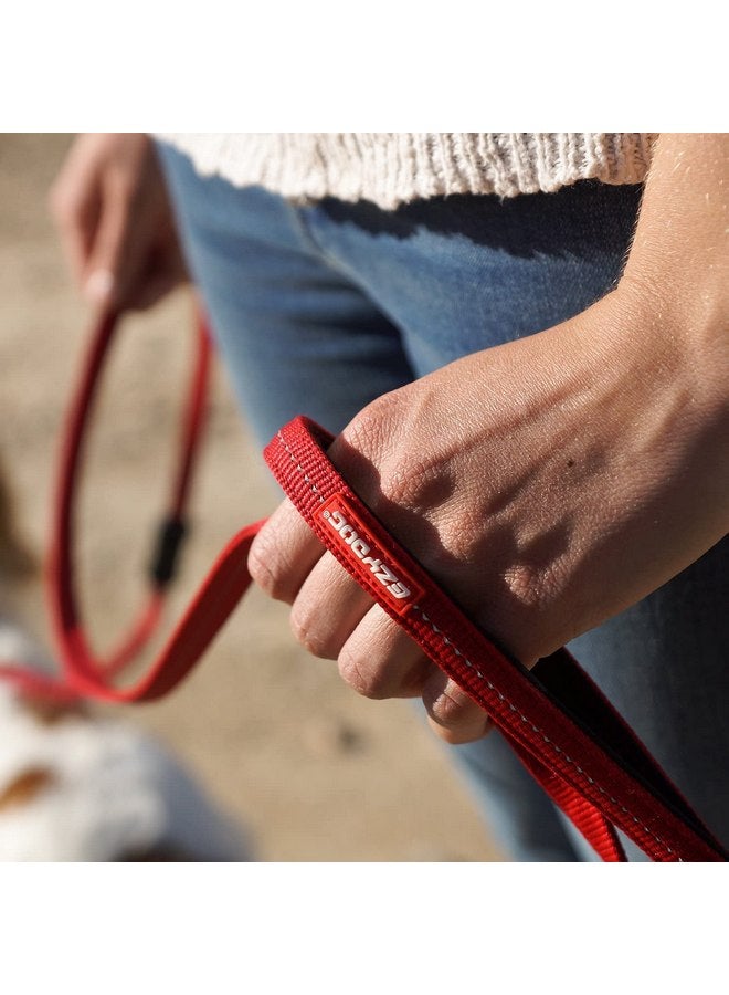 EzyDog Zero Shock Lite Bungee Dog Leash for Small Dogs - Perfect for Dogs 26 lbs or Less - Shock Absorbing Design for Superior Comfort and Control - Reflective for Nighttime Safety (48, Blue) - Image 3