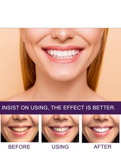 EELHOE Purple Corrector for Teeth Whitening Mousse Foam Fresh Breath Deep Cleaning Toothpaste  - Image 2