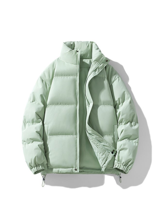 Winter Thick Warm Cotton Coat Casual Bread Suit Simple All-match Men's And Women's Sports Collar Warm Cotton Coat