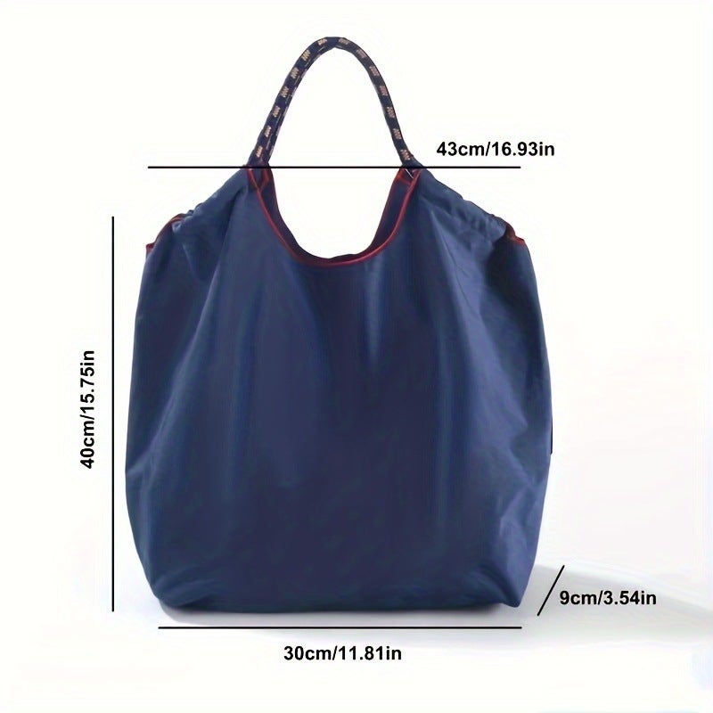 2025 Shopping Bag Embroidered Shopping Bag Niche Fashion Handbag Japanese Style Shoulder Bag Women'S Crossbody Bag - Image 3