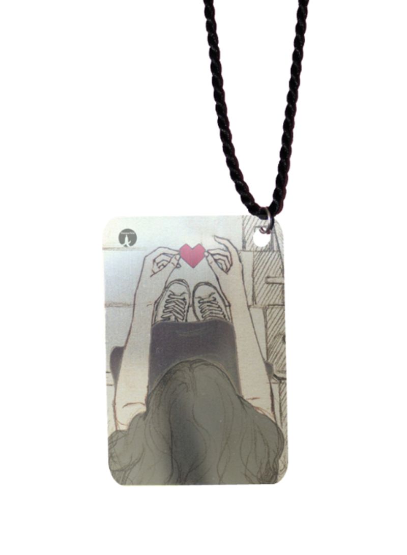 RKN Korean Art Printed Car Mirror Pendant - Image 1