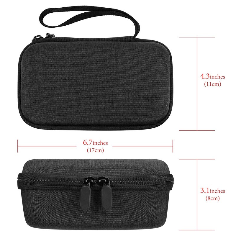 Geekria Carrying Case for Ace Pro 2, Portable Street Shooting Kit Storage Bag Compatible with Insta360 Ace Pro 2, Travel Storage Case with Wrist Strap, Action Camera Accessories (Grey) - Image 2