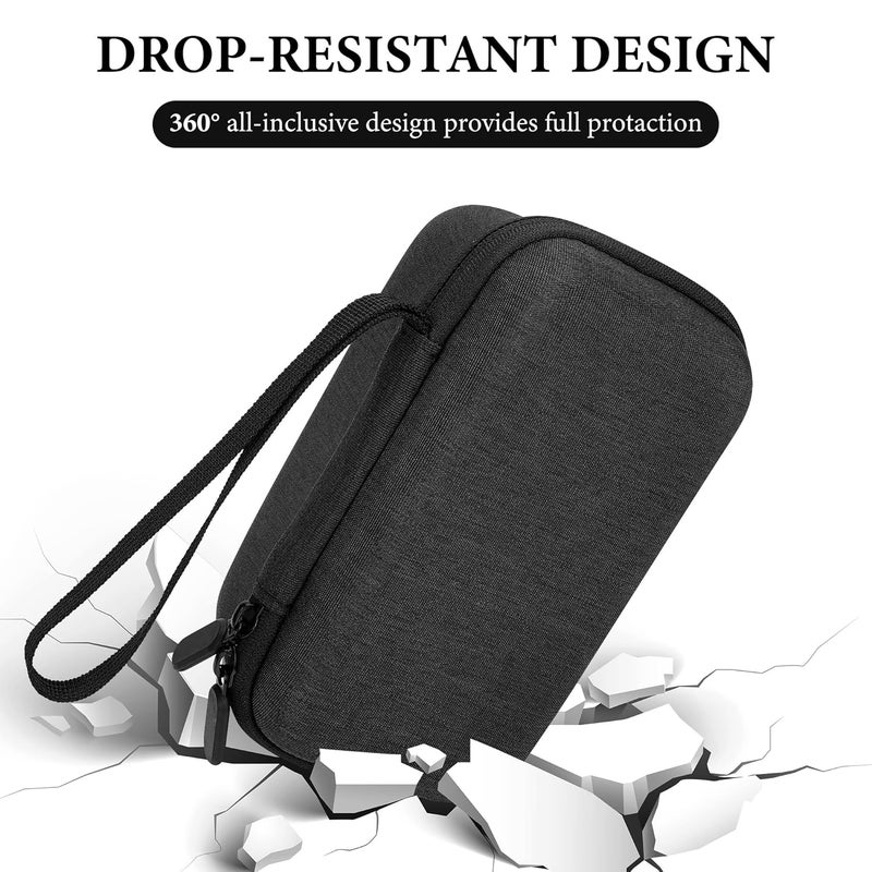 Geekria Carrying Case for Ace Pro 2, Portable Street Shooting Kit Storage Bag Compatible with Insta360 Ace Pro 2, Travel Storage Case with Wrist Strap, Action Camera Accessories (Grey) - Image 4