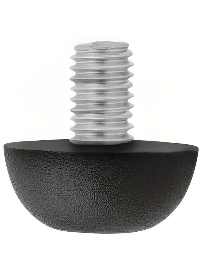 Project Patio 8mm x 1.25 M8 Screw in Adjustable Threaded Outdoor Furniture Feet Levelers (16, Black) - Image 1