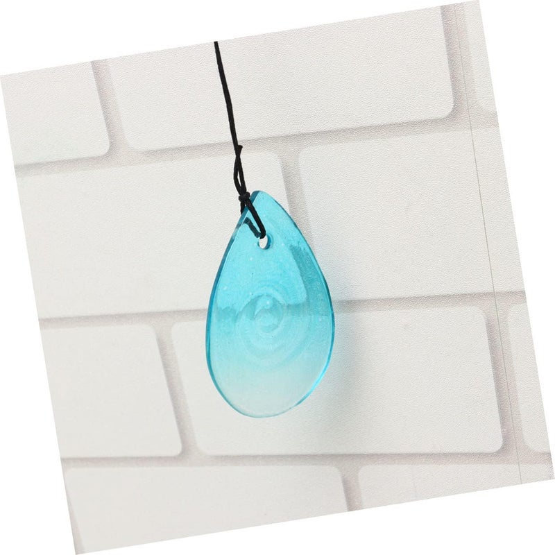 klarako 1pc Light Ornaments Chime Glass for Diamond Deck Wind Decorative Dragonfly Home Pendant Hanging Garden Outdoor Drop Porch Patio Metal Creative Stained Tube - Image 3