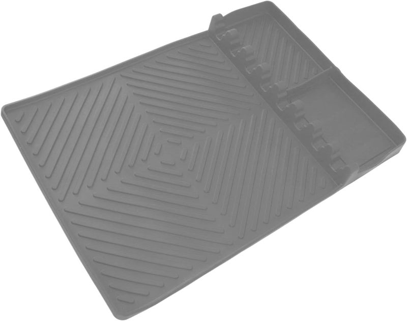 HEEPDD Heat Silicone Griddle Mat, Slip, 8 Slots for Utensils, 16x11.5 in, Perfect for Cooking Grills and Kitchen Countertops Heat Silicone Griddle Mat, Non Nan (Gray) - Image 5