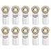 Share Goo 10Pcs ShareGoo M3 Tie Rod End Ball Head Holder Link 3mm Thread Ball Joint Compatible with Tamiya Redcat HSP Traxxas Axial SCX10 110 RC Car Truck Boat DIY Robot AirplaneL22mm Silver - Image 2
