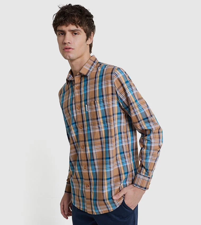 بين شيرمان Ben Sherman Men's Long Sleeve Striped Shirts