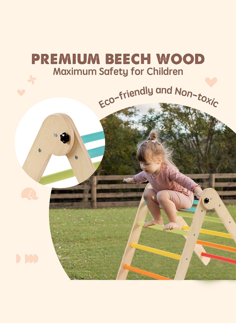 MaBaby Children's Wooden Climbing Frame Baby Sensory Training Climbing Frame Baby Indoor Climbing Frame Toys  - Image 5