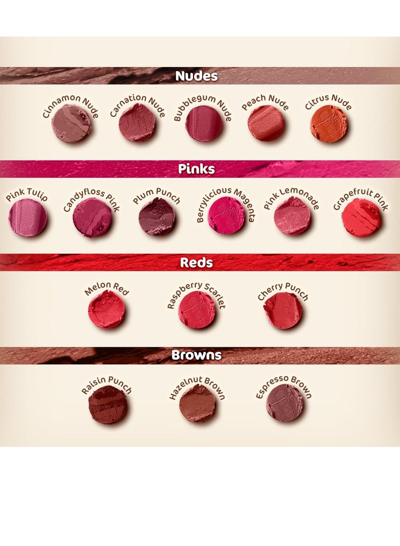 ماما إيرث أحمر شفاه مرطب مطفي يدوم طويلاً 01 Carnation Nude 2 جم - Image 3