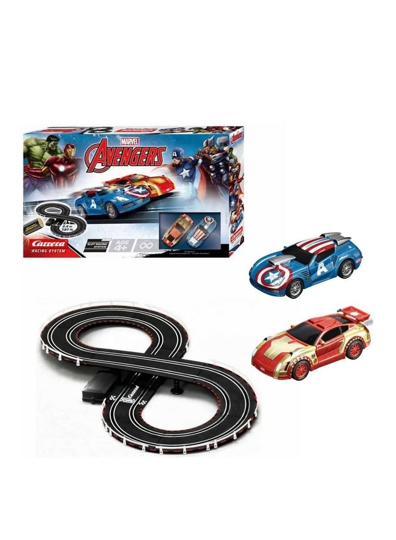 Carrera Marvel Avengers Slot Car Racing System 2.4M - Image 1