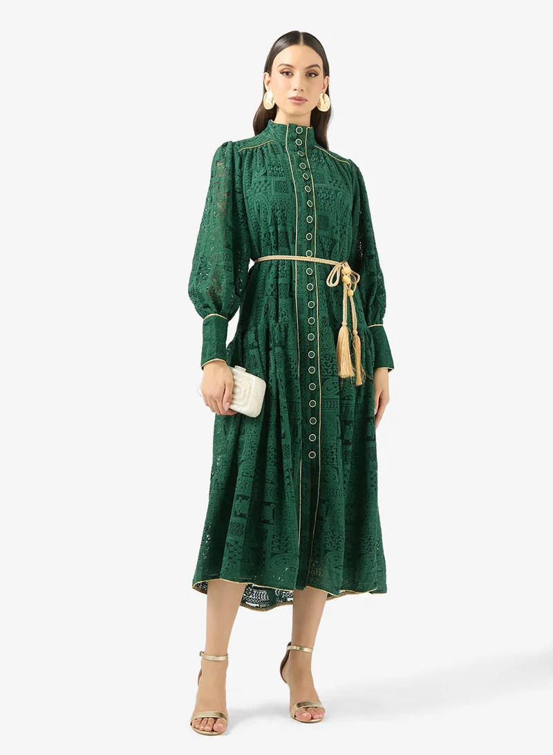 Khizana  Lace A-line Dress for Women | Best Price UAE