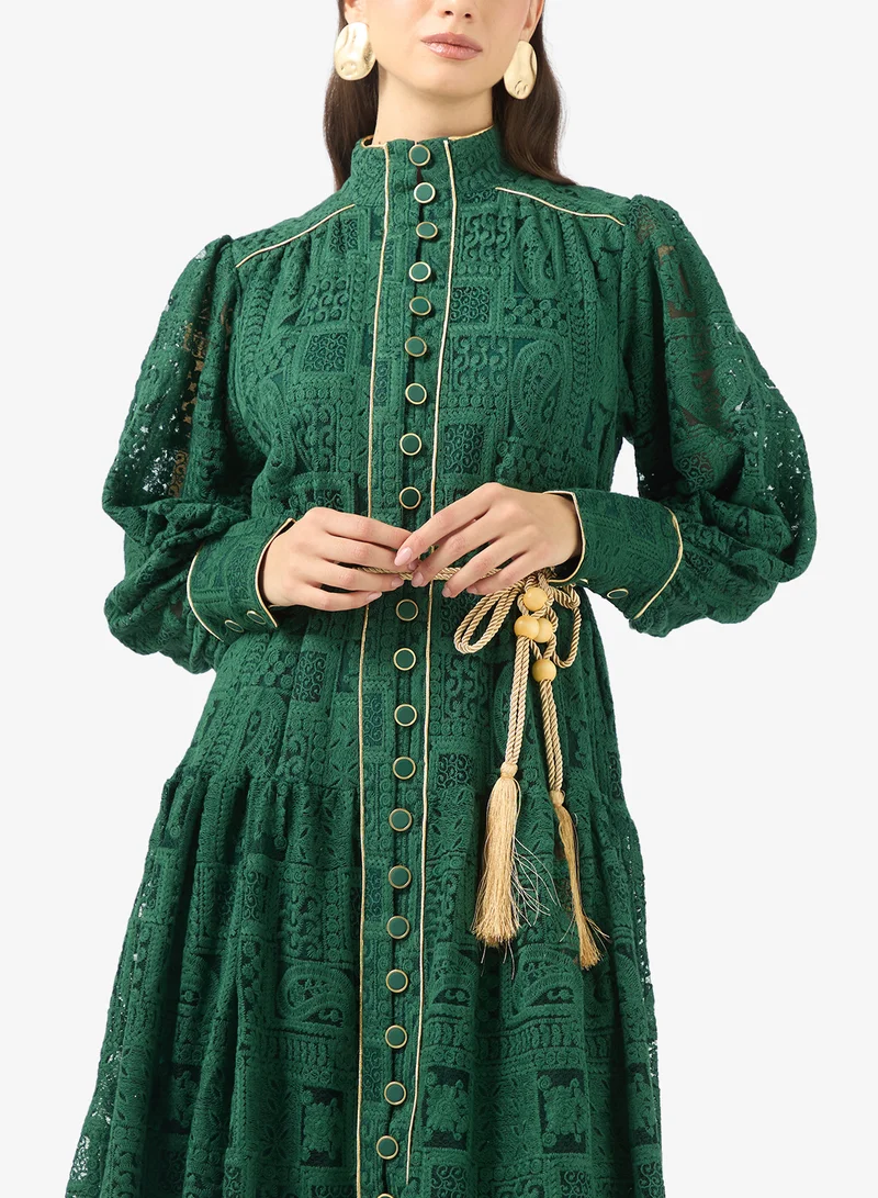 Khizana  Lace A-line Dress for Women | Best Price UAE