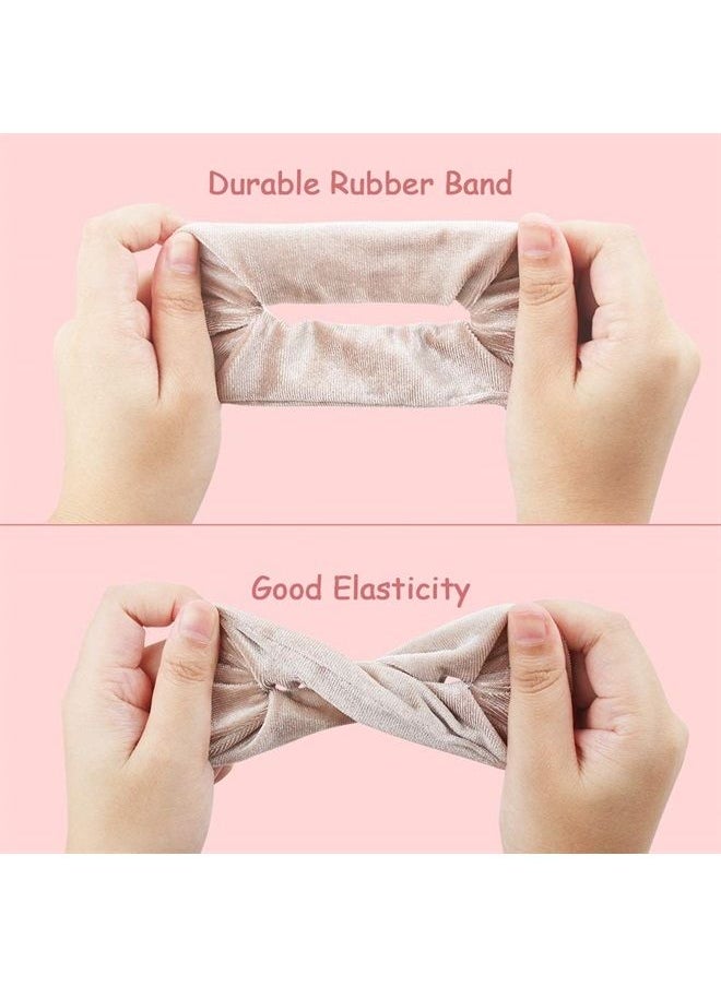 Heqishun - 18 Pcs Blush Theme Hair Scrunchies Velvet Elastic Hair Bands Pink Love Scrunchy Hair Ties Hair Bobbles for Women and Girls - Image 1
