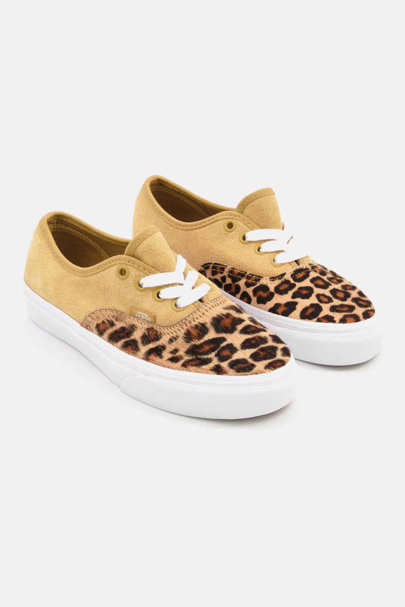 VANS أحذية كاجوال للأطفال الأولاد بإغلاق رباط أصلي، لون خردل ذهبي - Image 1