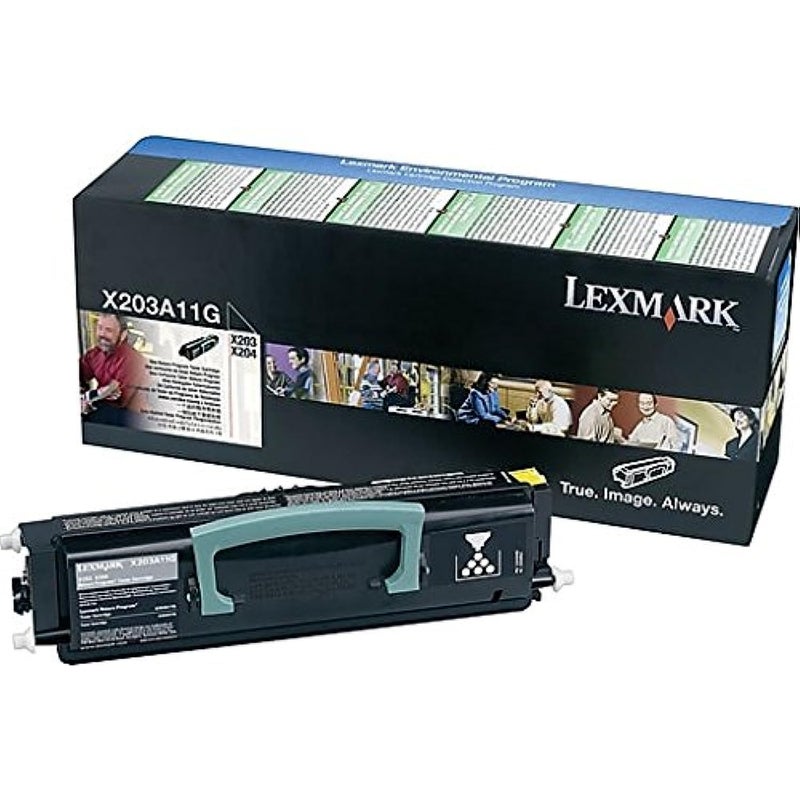 Lexmark X203A11G X203 X204 Toner Cartridge (Black) in Retail Packaging - Image 1
