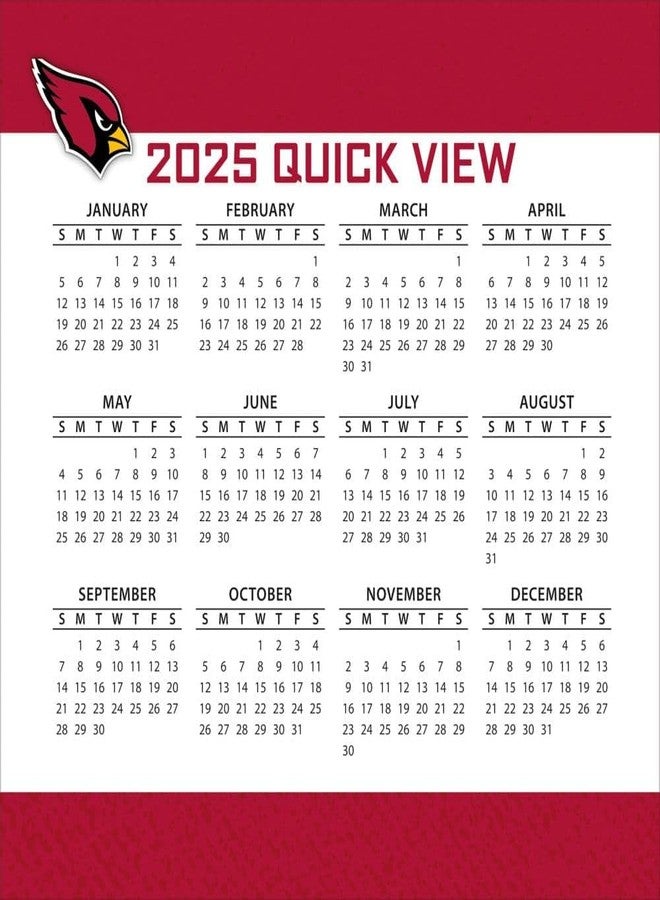 Turner Licensing Turner Sports Arizona Cardinals 2025 Box Calendar (25998053028) - Image 4