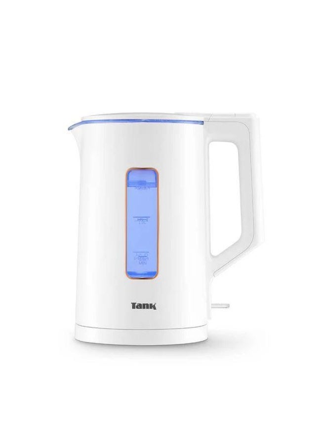 TANK Safe Touch Glass Frame Rose Gold Electric Kettle, 1.5L, 1500W – DG-2338 Rose Frame - Image 1