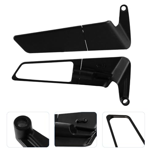 PACEWALKER Motorcycle Mirrors Universal 360 Rotatable Stealth Wind Wing Side View Mirrors for Kawasaki Z400 Z650 Z900 Z1000 Duke 125 200 250 390 690 790 1290 Yamaha MT, HONDA, SUZUKI(8mm 10mm) - Image 5