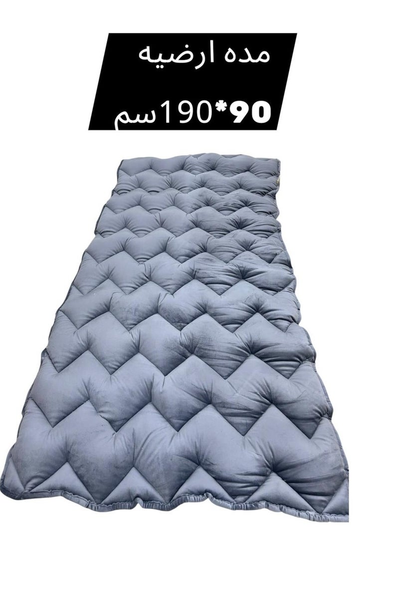 Luxury Single Sleeping Bag 190x90x6cm - Soft Polyester Fabric with Cotton Filling with Transparent Bag for Easy Carrying and Storage - Comfortable and Durable Floor Mat for Camping, Dorm Rooms, Guest Rooms, Trips - Luxury Soft Touch Foldable Mattress