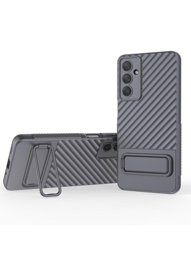erorex Case For Samsung Galaxy M54 Wavy Texture TPU Phone Case with Lens Film - Image 1