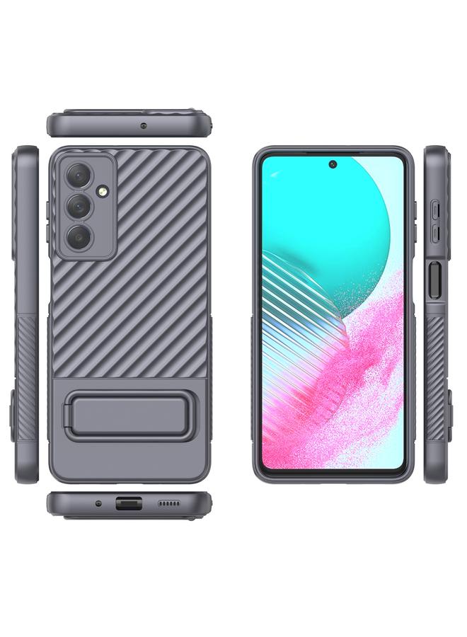 erorex Case For Samsung Galaxy M54 Wavy Texture TPU Phone Case with Lens Film - Image 3