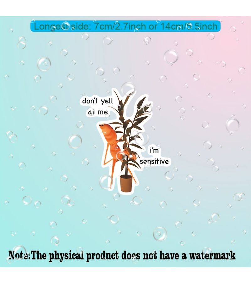 Marcus The Worm 4 Pack 7cm Sturdy Waterproof UV Resistant Vinyl Stickers For Cars Laptops Trucks - Image 2