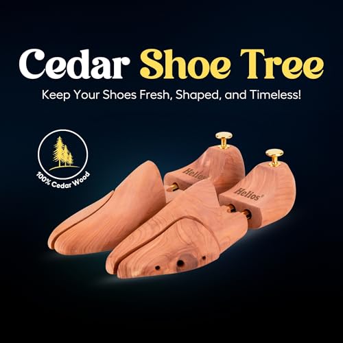 Helios Cedar Shoe Tree, Shoe Trees for Men, Adjustable Shoe Tree, Shoe Widener, Shoe Shaper Size 8-9 - Image 3