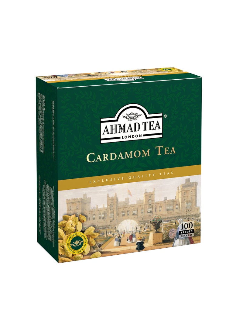 Ahmad Tea Cardamom Tagged Tea 100 Teabags (200g) - Image 3
