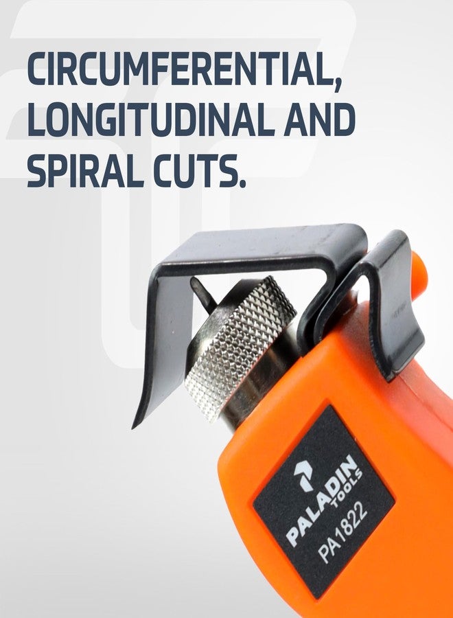 TEMPO Paladin Tools PA1822 Round Cable Stripper Tool for Precise Cable Jacket Removal - Adjustable Cable Slitter 3/16" to 1" (4.5-25 mm) - Image 3