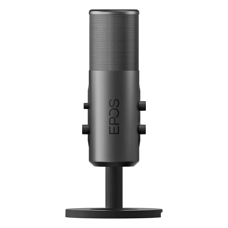 EPOS Gaming B20 Streaming Microphone - 2.9m Cable USB-C Computer Microphone for Gaming - PC & Laptop Connection with Audio Controls - Compatible with PC, Mac, and PS4/5 - Desk Stand Included, Gray - Image 5