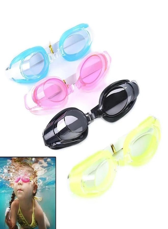 HUNCHA Swim Goggles, Swimming Goggles No Leaking Full Protection Adult Men Women Youth, Anti Fog Air Tight Wide View Swimming Goggles With Adjustable Strap & Ear Plug, for 3+ to Adults, Pack of 1 - Image 2