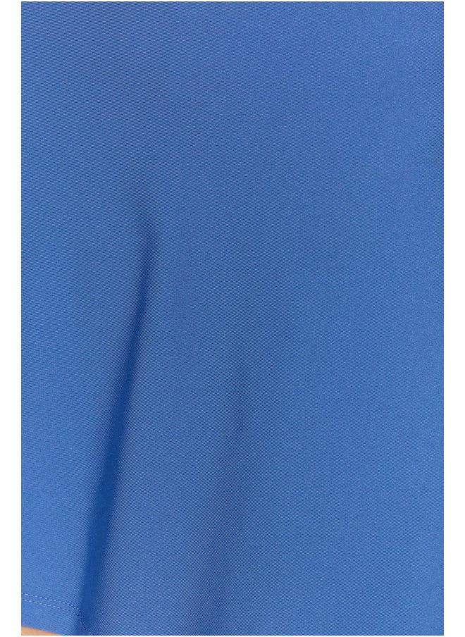 trendyol - Indigo 2 Layer Tennis Knitted Sports Shorts Skirt With Inner Shorts TWOSS22SR00067 - Image 1