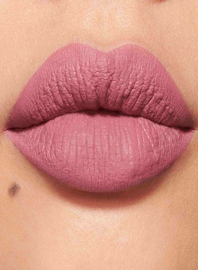 SEPHORA COLLECTION Cream Lip Stain 10HR Liquid Lipstick 06 Pink Souffle - Matte Deep Berry Pink 5ml - Image 5