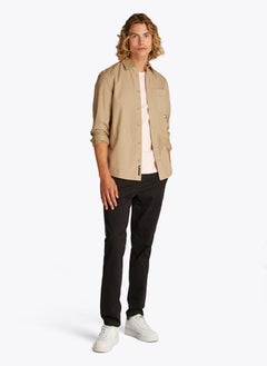 TOMMY JEANS Regular Fit Washed Twill Long Sleeve Shirt  - Image 4