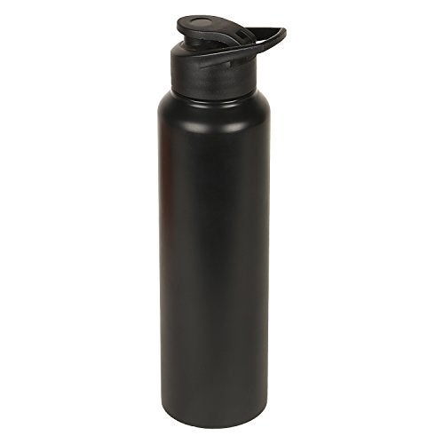 Style Homez Stainless Steel Water Bottle, Gym Sipper BPA Free Food Grade Quality Black Color 1000 ml - Image 1