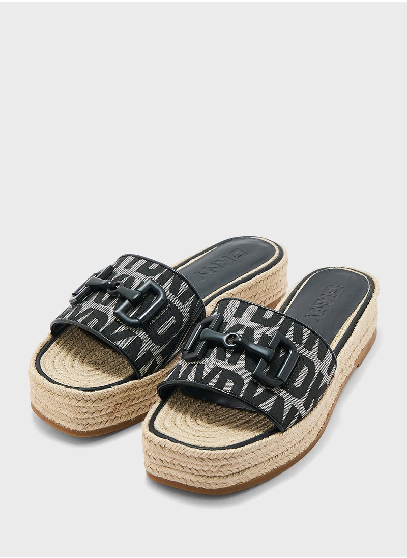 DKNY Fiona Platform Slide Sandals  - Image 4