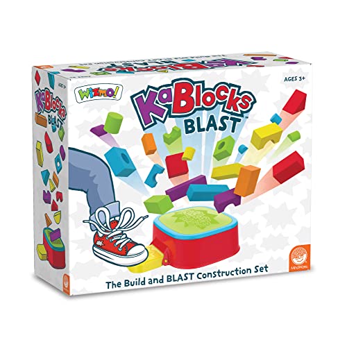 MindWare KaBlocks Blast Includes 30 Foam Blocks 2 Launch Blocks Building Platform  Kaboom Launch Pad  Ages 3 - Image 1