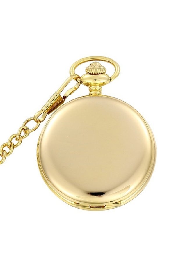 NIBEMINENT Vintage Metal Analog Pocket Watch Unisex Casual Style  - Image 1