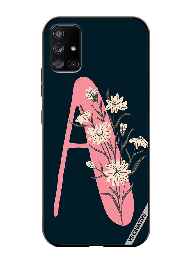 VR CREATIVE Protective Case Cover For Samsung Galaxy A71 5G Alphabet A Design Multicolour - Image 1