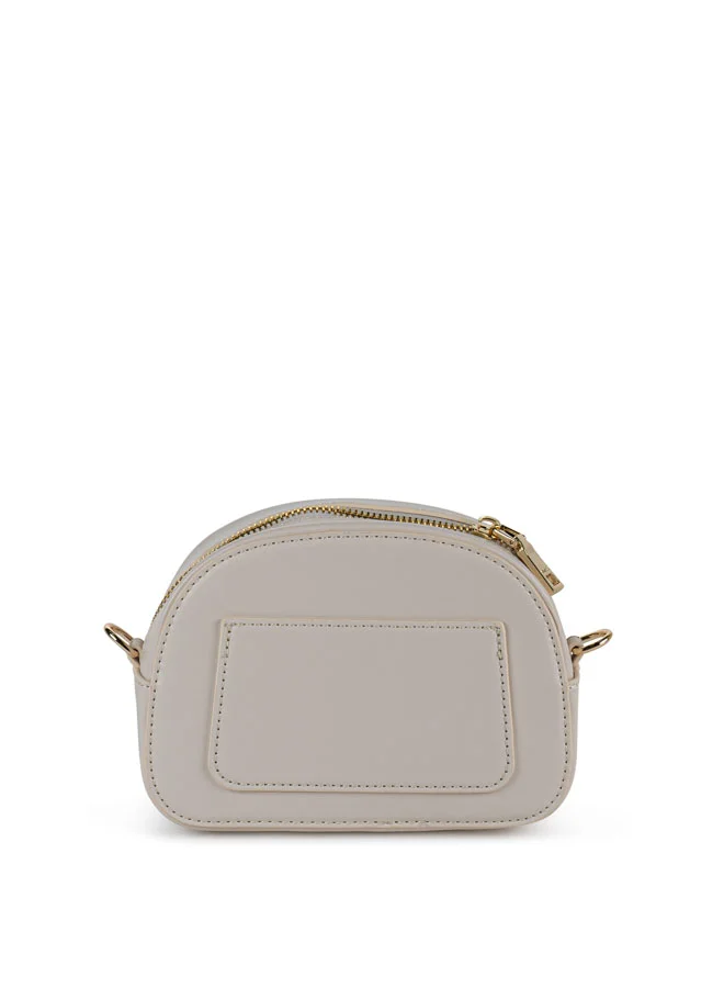 Vincci Women Solid Shoulder Bag with Adjustable Strap And Zip Closure