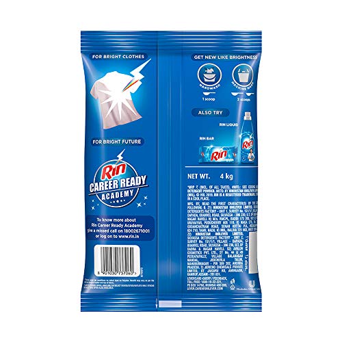 Rin Detergent Powder 4 kg - Image 3
