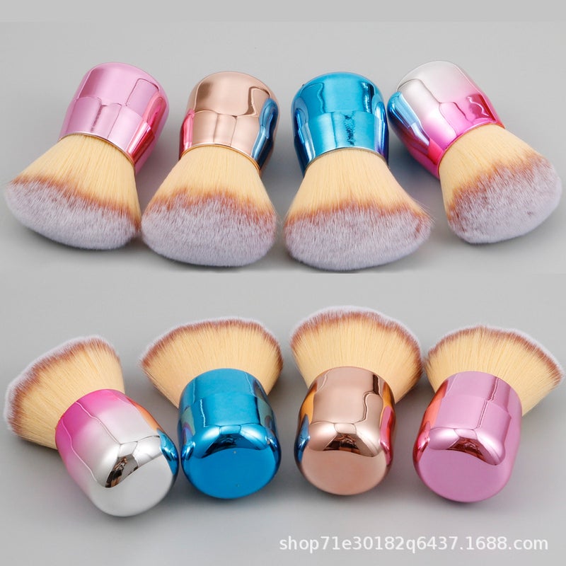 Nail Salon Special Powder Dust Brush Cleaning Brush Polishing Nail Brush Gray Dust Brush Tool Super Dense Soft Hair Brush - Image 5