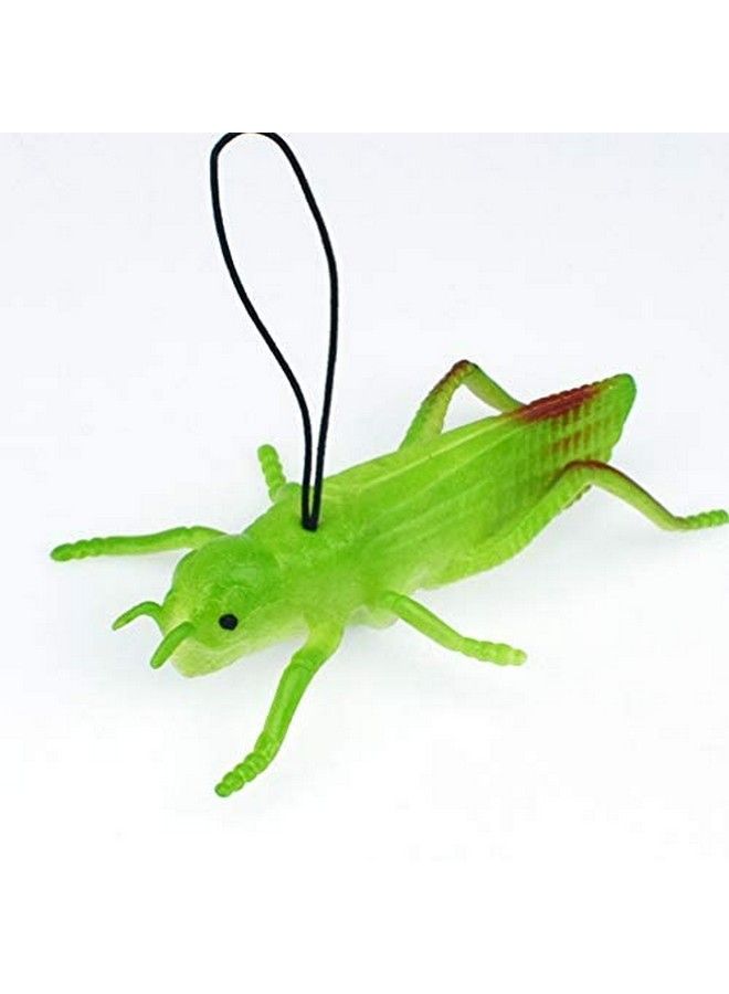 Toyvian 10Pcs Plastic Grasshoppers Insect Figures Toys Fake Bugs Green For Insect Themed Party Children - Image 3