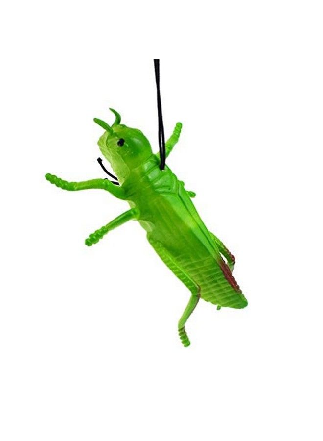 Toyvian 10Pcs Plastic Grasshoppers Insect Figures Toys Fake Bugs Green For Insect Themed Party Children - Image 5