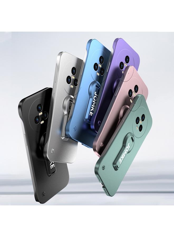 Green Tiger Case For Honor Magic5 Baking Varnish 360 Rotate Holder No Frame PC Phone Case - Image 2